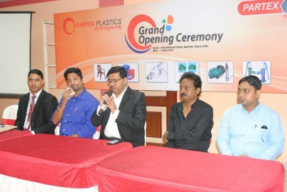 Partex Plastics launched household accessories store in Agartala